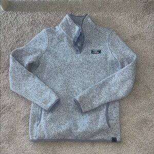 LL Bean sweater fleece pullover